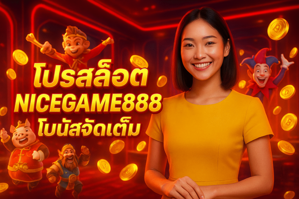 โปรสล็อต NICEGAME888 โบนัสจัดเต็ม
