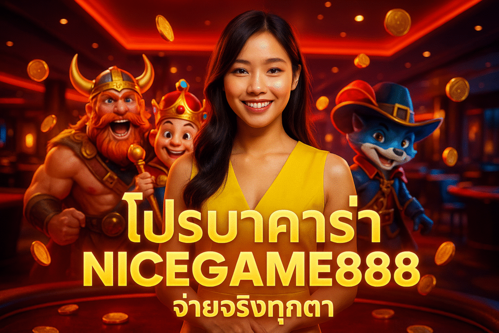 โปรบาคาร่า NICEGAME888 จ่ายจริงทุกตา