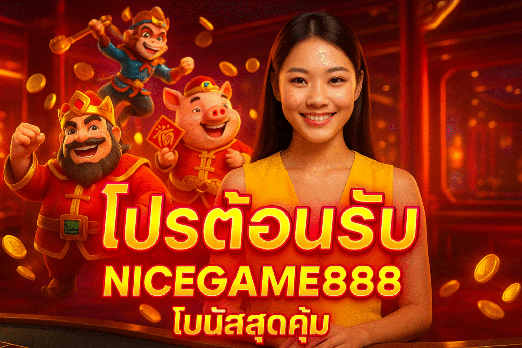 โปรต้อนรับ NICEGAME888 โบนัสสุดคุ้ม