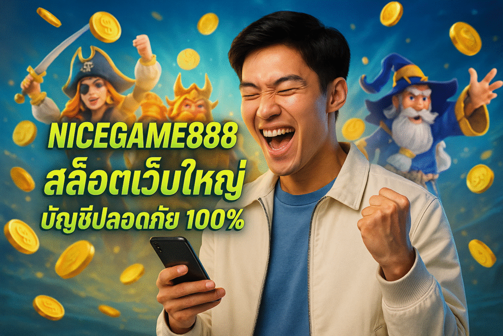 NICEGAME888 สล็อตเว็บใหญ่ บัญชีปลอดภัย 100%