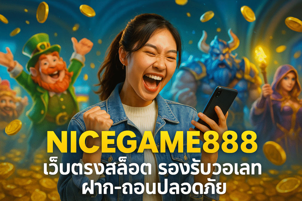 NICEGAME888 เว็บตรงสล็อต รองรับวอเลท ฝาก-ถอนปลอดภัย